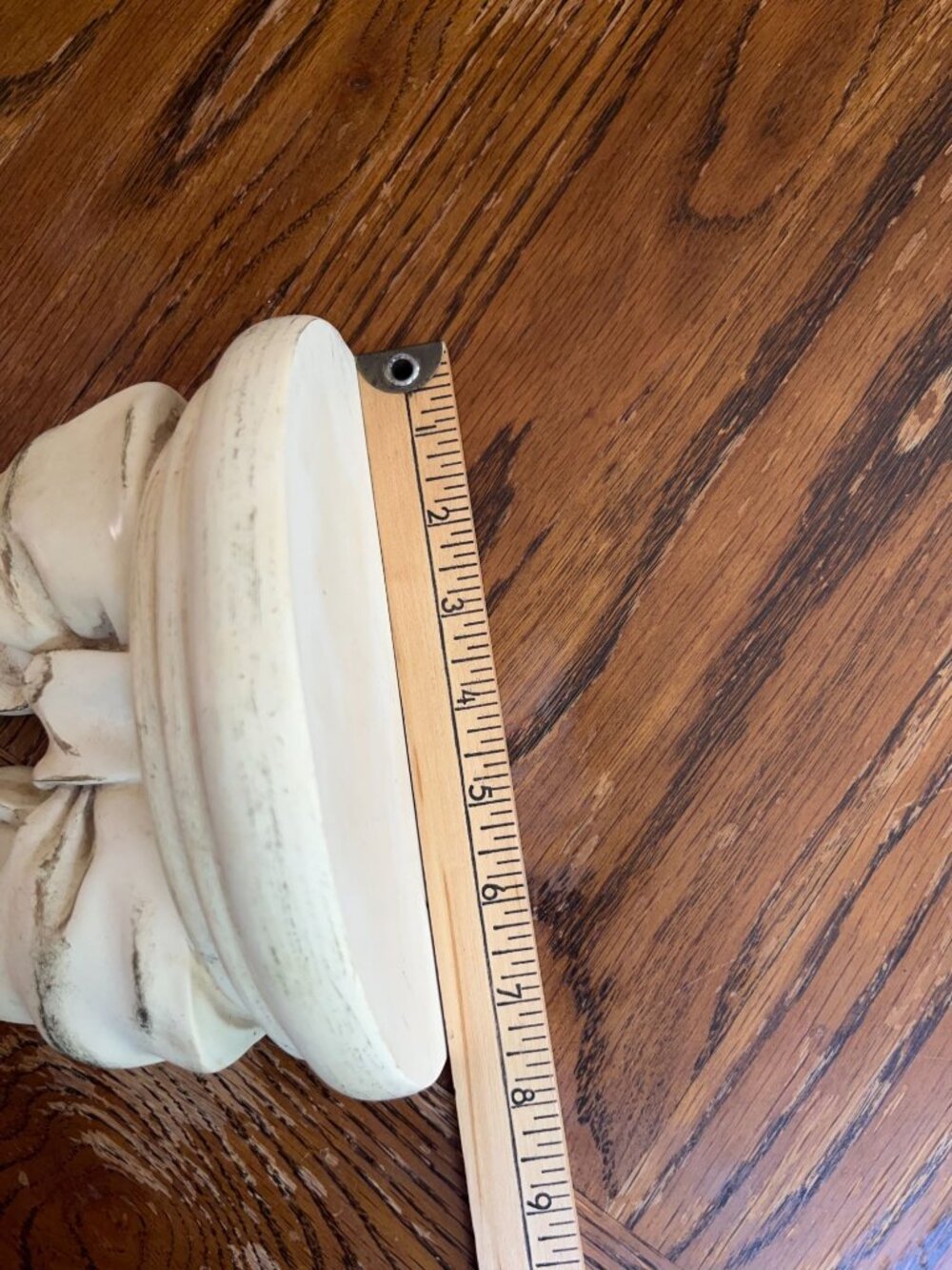 Vintage Bow Floating Wall Shelf Sculpted Ribbon Ivory Ornate Shelf - Picture 7 of 7